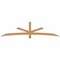 Ekena Millwork Alberta Smooth Timber Gable Bracket, Western Red Cedar, 96"W x 24"H x 3 1/2"D x 3 1/2"F, 6/12 Pitch GBW096X24X0404ALB00SWR - alternate 1